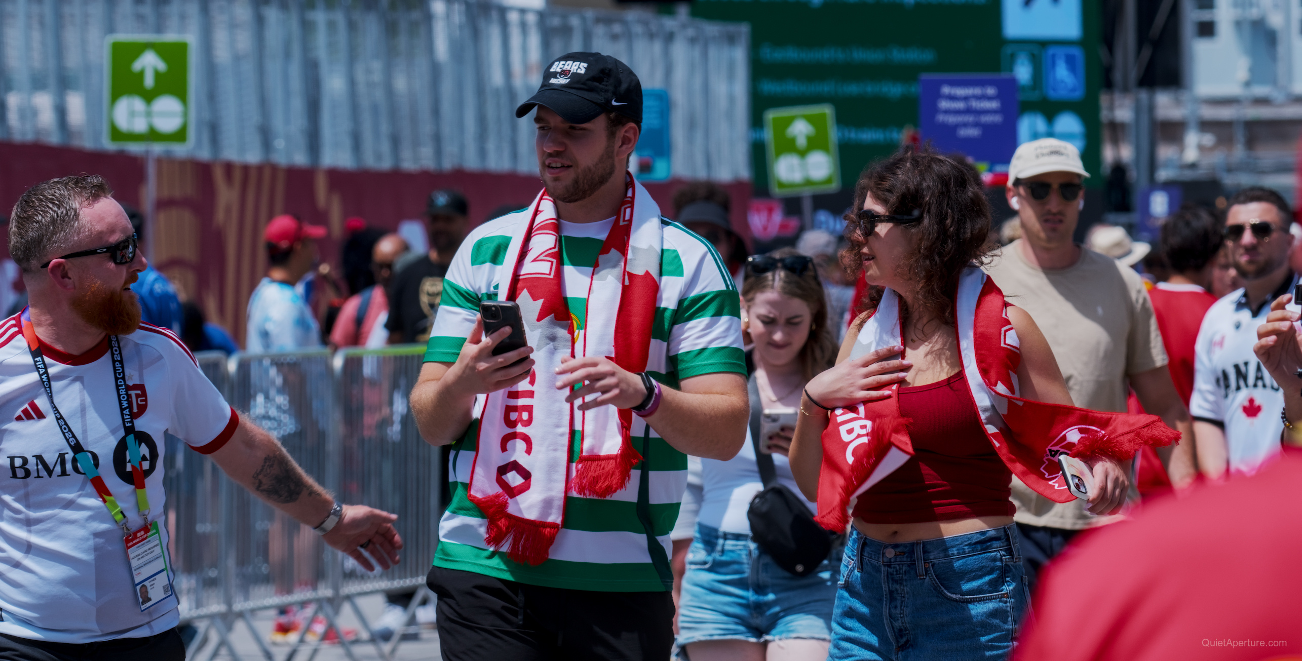 Canada v Bosnia World Cup matchday in Toronto, frame 14.